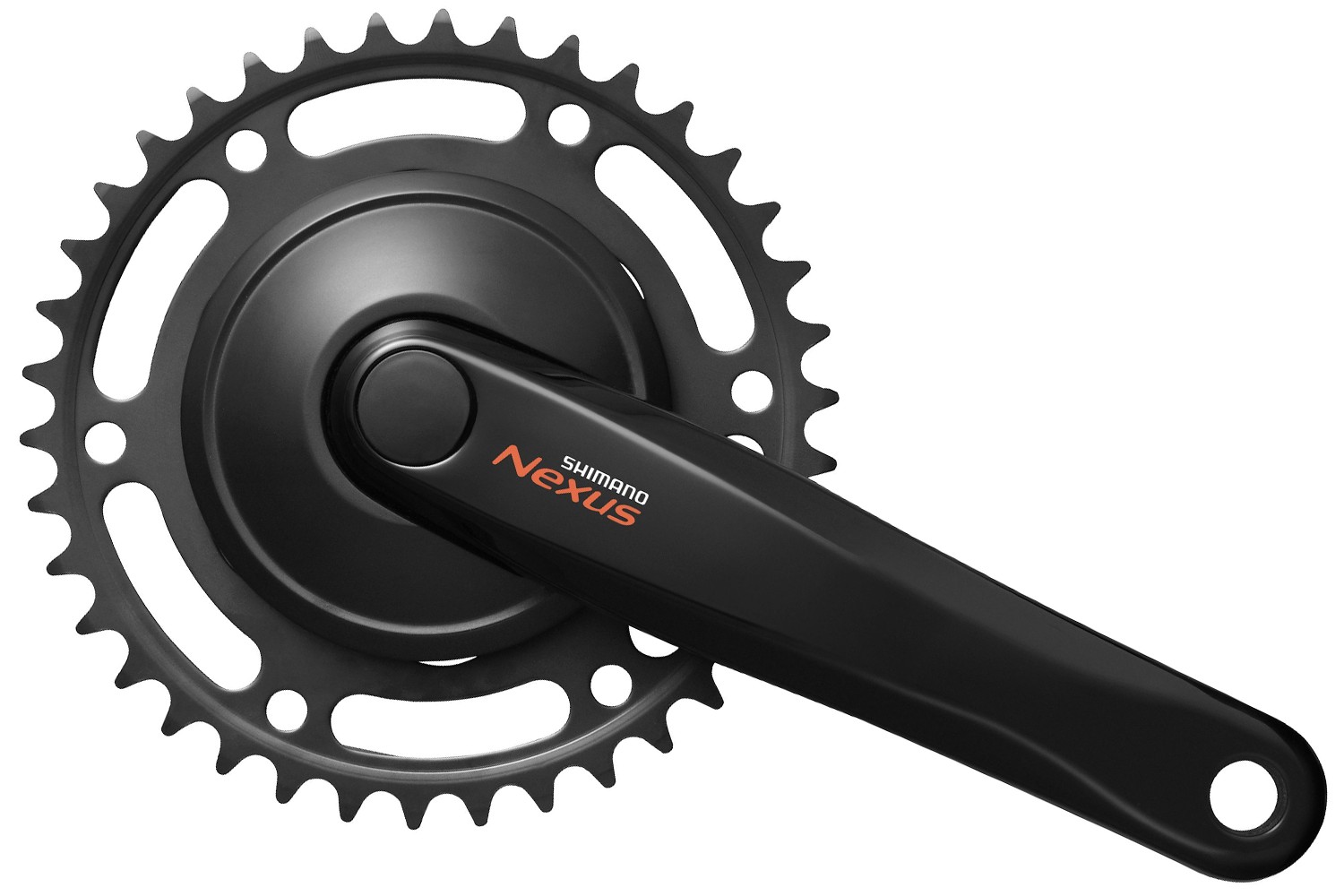 Восемь скоростей. Система Shimano Nexus FC-c6000. Shimano Nexus FC-c6000 Crankset. Система Shimano Nexus FC-c6000, 170 мм, квадрат, 33t, черная. Shimano Nexus 40t.