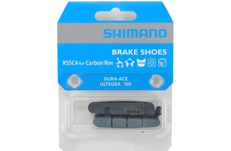 Shimano R55C4, только для карбоновых ободов, пара