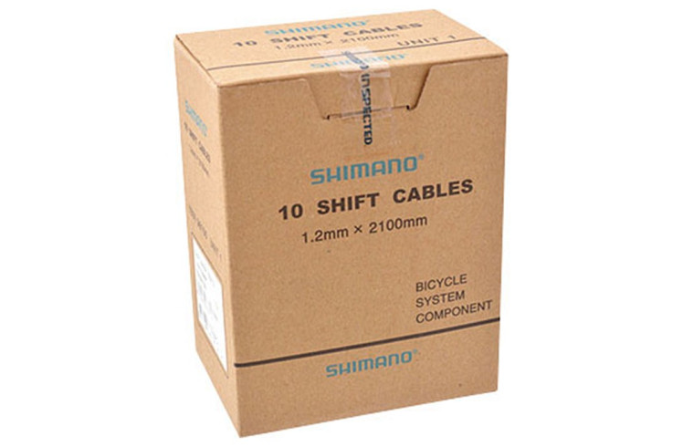 Shimano Трос переключения 1.2X2100мм (10шт, каждый в инд.упаковке) серебристый