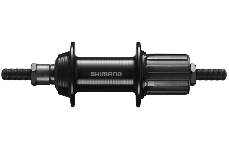 Shimano Tourney FH-TX500-8-NT, ось на гайках черный 32 шт.