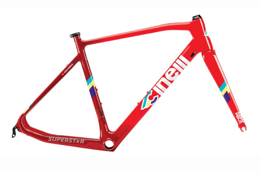 Рама Superstar. Cinelli Superstar 105 Red hot 2021 / красный. Рама шоссе. Superstars 2022.